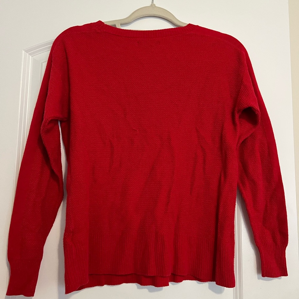 American eagle red sweater